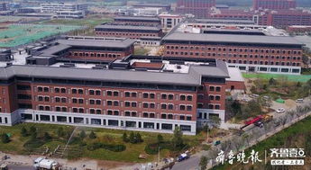 航拍直擊 山東第一醫科大學濟南校區 一年建成如魔術 建筑物電力系統安裝就緒